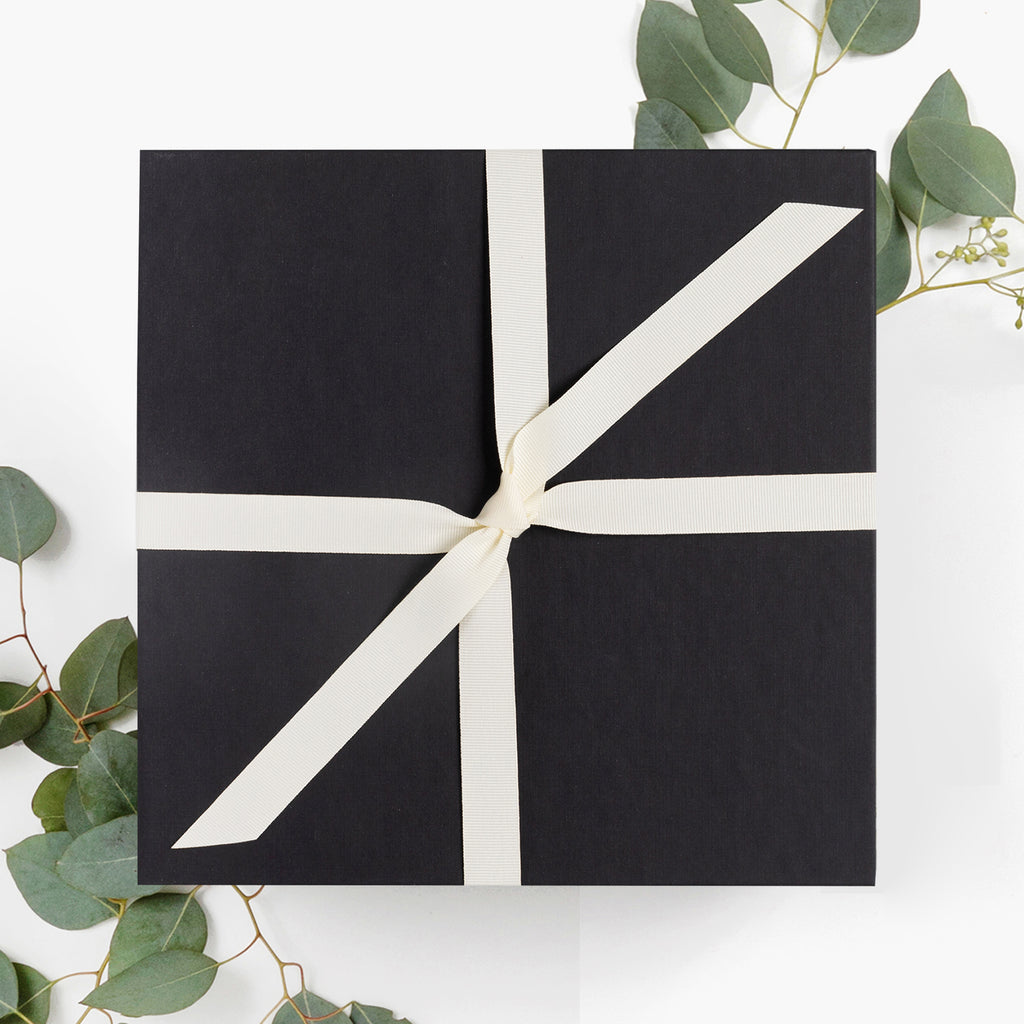 New Employee Black Gift Box with Ribbon