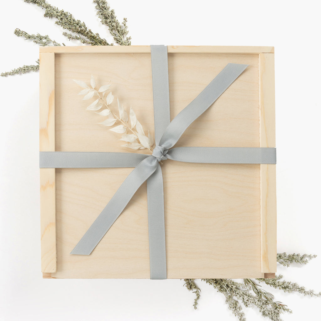 Wooden Serenity Sympathy Gift Box