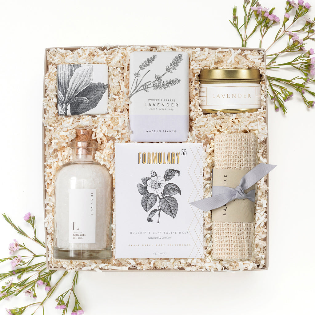 Lavender Spa Self Care Gift Box