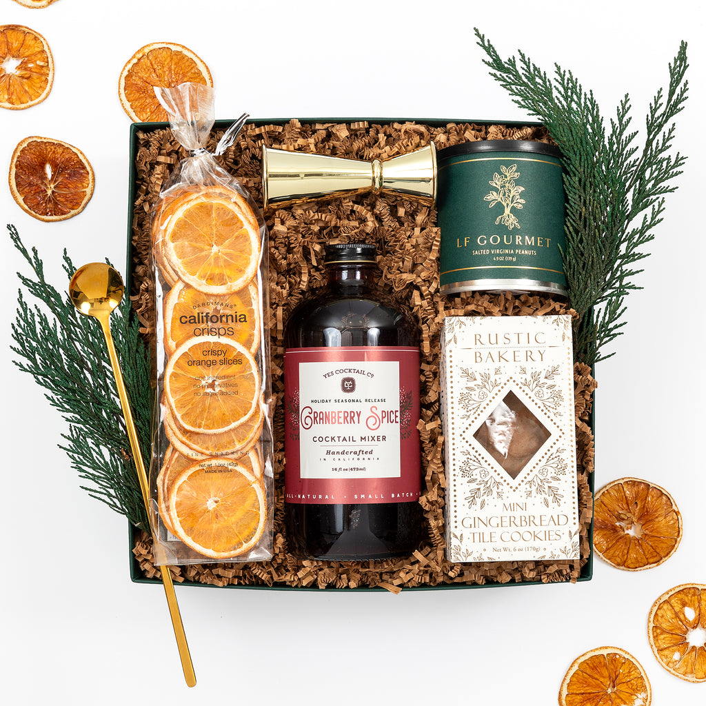 Holiday Cranberry Cocktail Gift Box