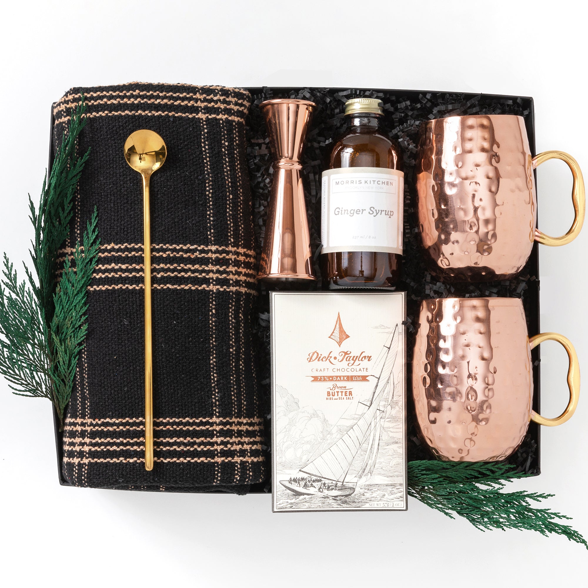 Cozy Moscow Mule Cocktail Holiday Gift Box