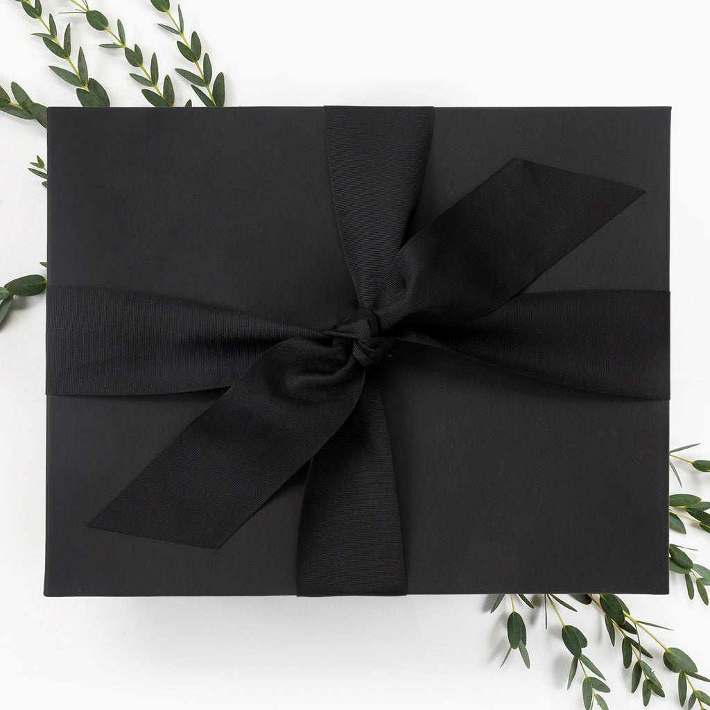 Black XL Gift Box with Ribbon