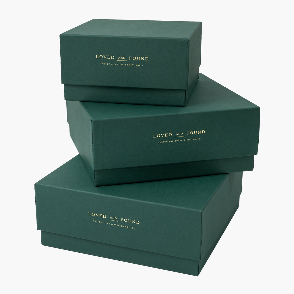 Forest Green Paper Box with Logo