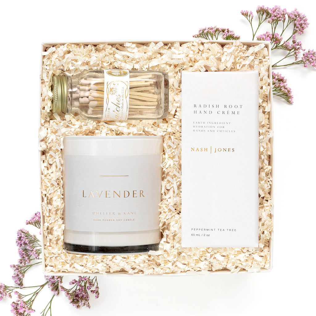 Small Lavender Spa Gift Box