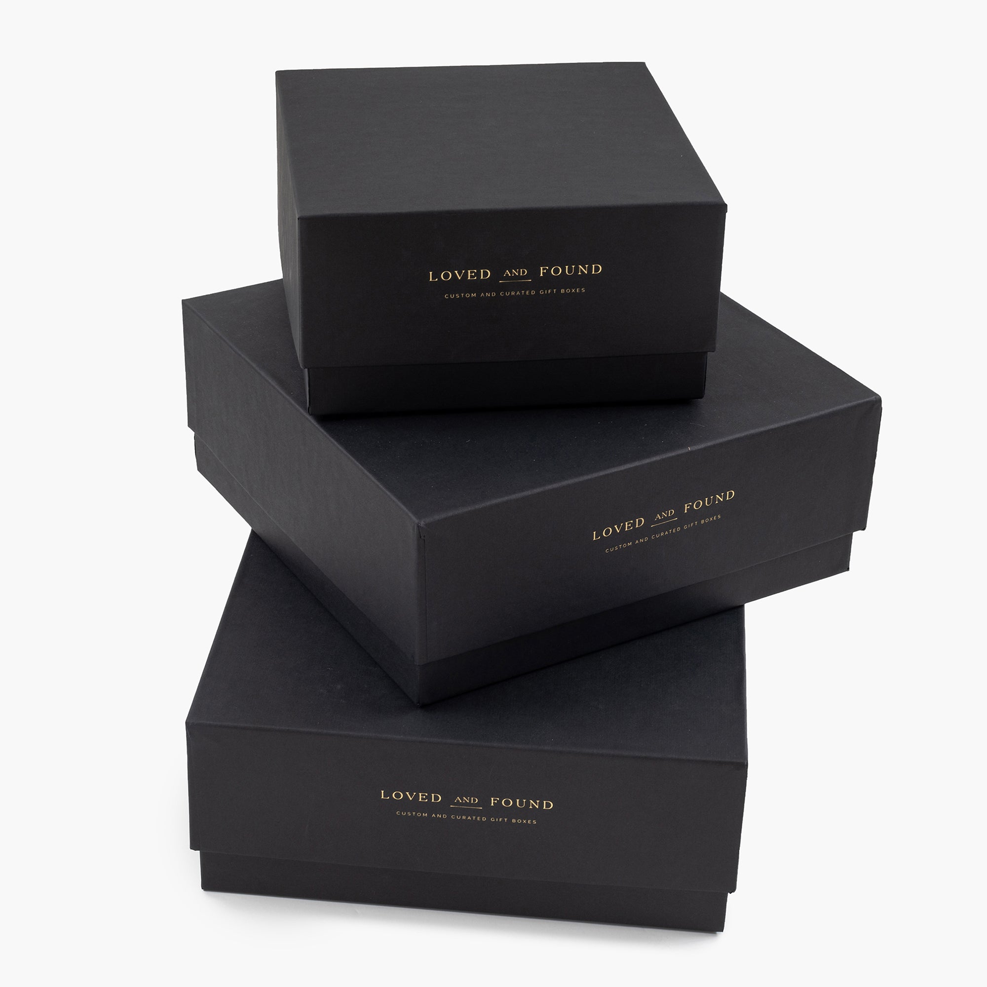 Black Linen Gift Box