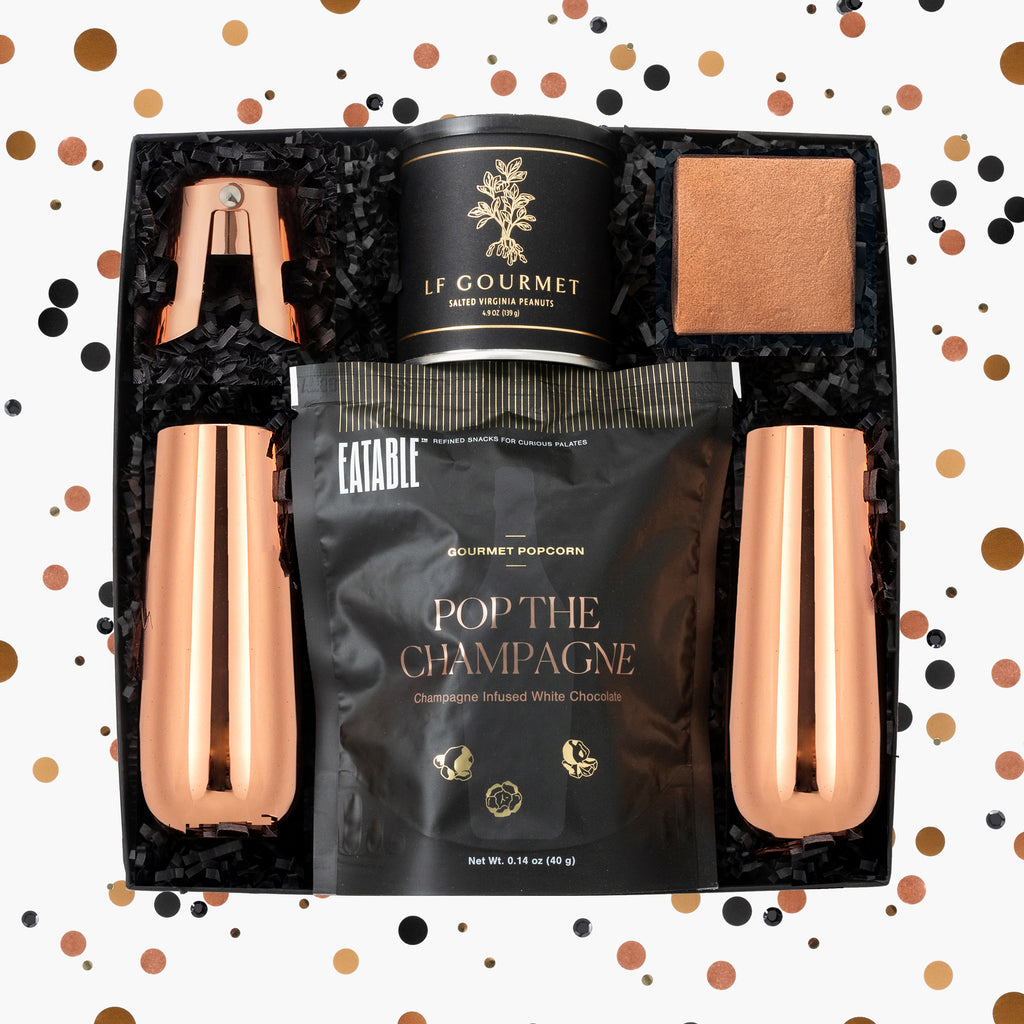 Champagne Cheers Copper Gift Box